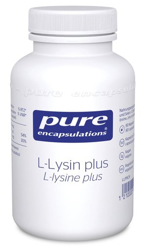PURE L-Lysin Plus Kaps Ds 90 Stk