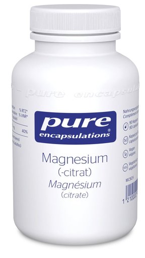 PURE Magnesiumcitrat Kaps Ds 90 Stk