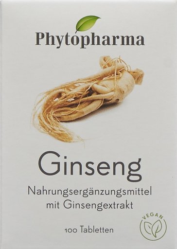 PHYTOPHARMA Ginseng Tabl Ds 100 Stk