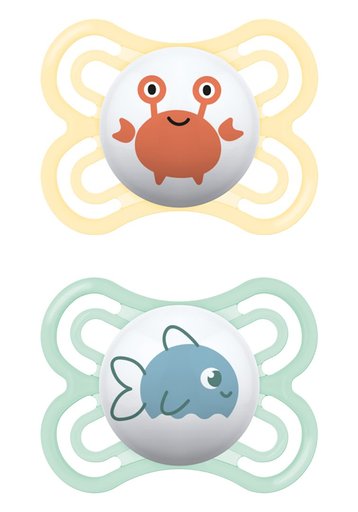 MAM Perfect Nuggi Sil 0-6m 2 Stk