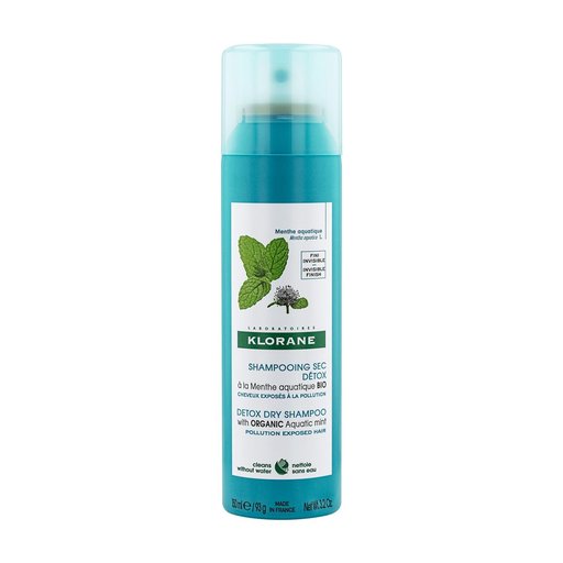 KLORANE Trockenshampoo Detox Wasserminze 150 ml