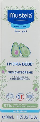 MUSTELA Hydra Bébé Gesichtscreme norm Haut 40 ml