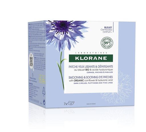 KLORANE Pad Augenregion Bleuet 7 x 2 Stk