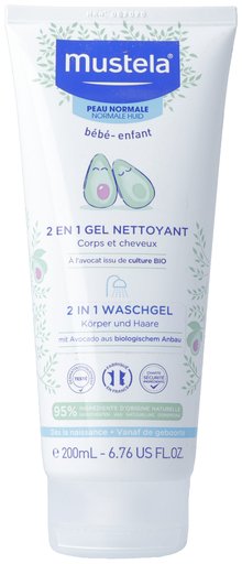 MUSTELA 2in1 Waschgel normale Haut (neu) 200 ml