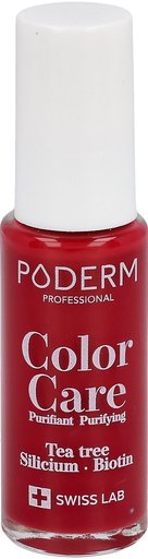 PODERM Vernis Color Care 797 Rouge Rose Fl 8 ml