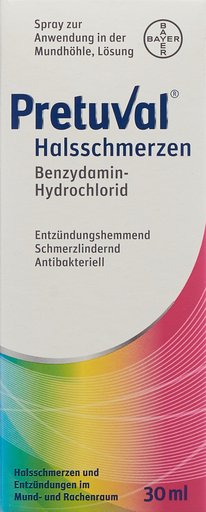 PRETUVAL Halsschmerzen Spray 30 ml