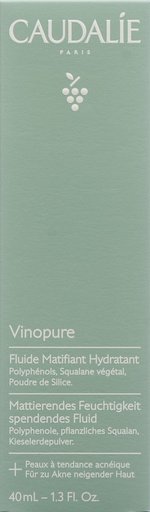 CAUDALIE VINOPURE Fluide Matif Hydratant 40 ml
