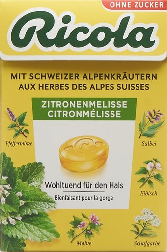 RICOLA Bonbons Zitronenmelisse oZ mS Box 50 g