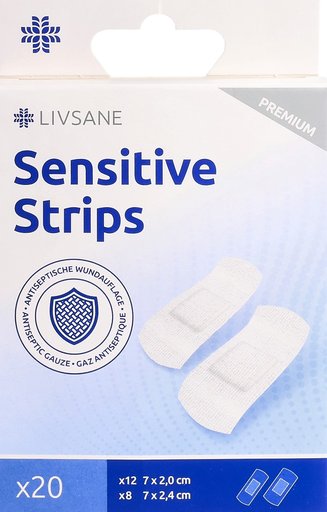 LIVSANE Premium Sensi Pflaster Strips 20 Stk