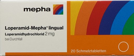 LOPERAMID Mepha lingual Schmelztabl 2 mg 20 Stk