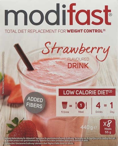 MODIFAST Drink Erdbeere 8 x 55 g