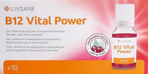 LIVSANE B12 Vital Power 10 Amp 10 ml