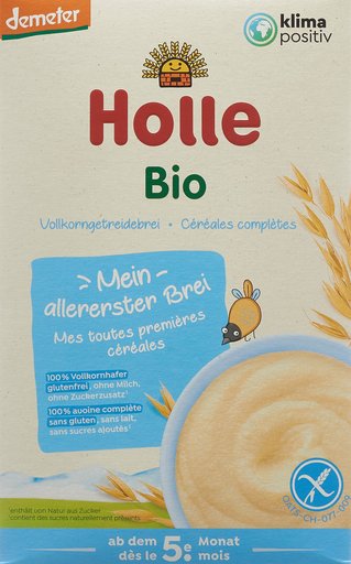 HOLLE Vollkorngetreidebrei Hafer glutenfrei 250 g