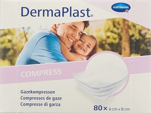 DERMAPLAST Compress 6x8cm Box 80 Stk