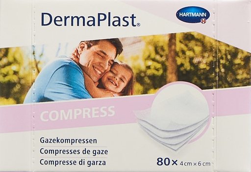 DERMAPLAST Compress 4x6cm Box 80 Stk