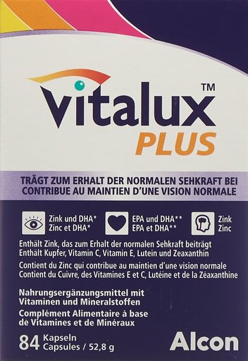 VITALUX Plus Kaps Fl 84 Stk