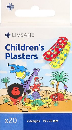 LIVSANE Kinderpflaster Funny Animals 20 Stk