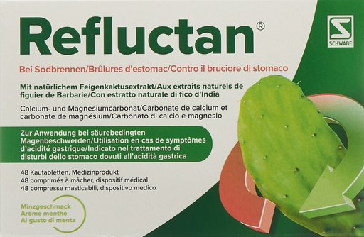 REFLUCTAN Kautabl Minze Blist 48 Stk