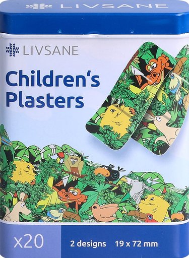 LIVSANE Kinderpflaster Jungle Anim 20 Stk