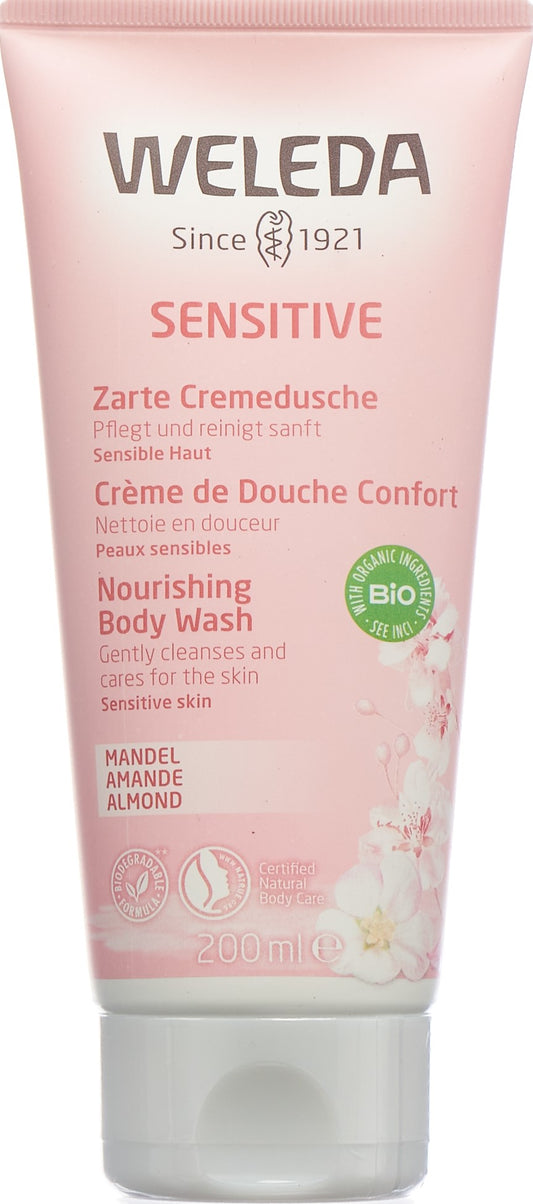 WELEDA Pflegedusche sens Mandel Tb 200 ml