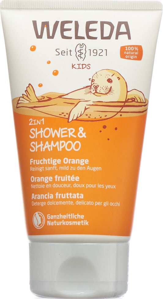 WELEDA KIDS 2in1 Shower&Shampoo Orange Tb 150 ml