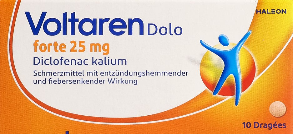 VOLTAREN DOLO forte Drag 25 mg 10 Stk