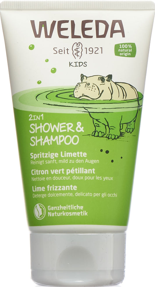 WELEDA KIDS 2in1 Shower&Shampoo Limette 150 ml